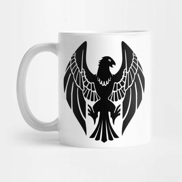 Black Eagles (Black and White) by SJBTees